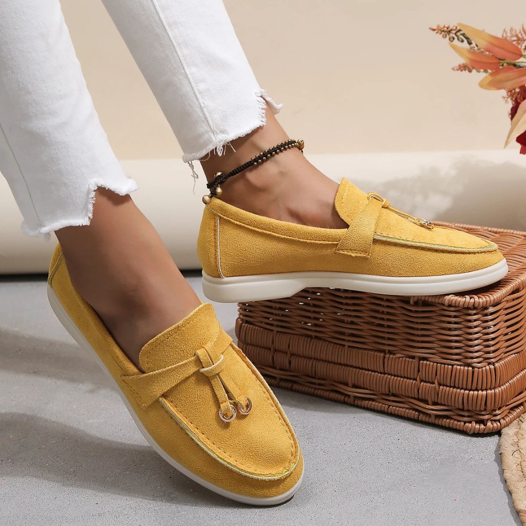 Suede Step Loafers - Iron Thread
