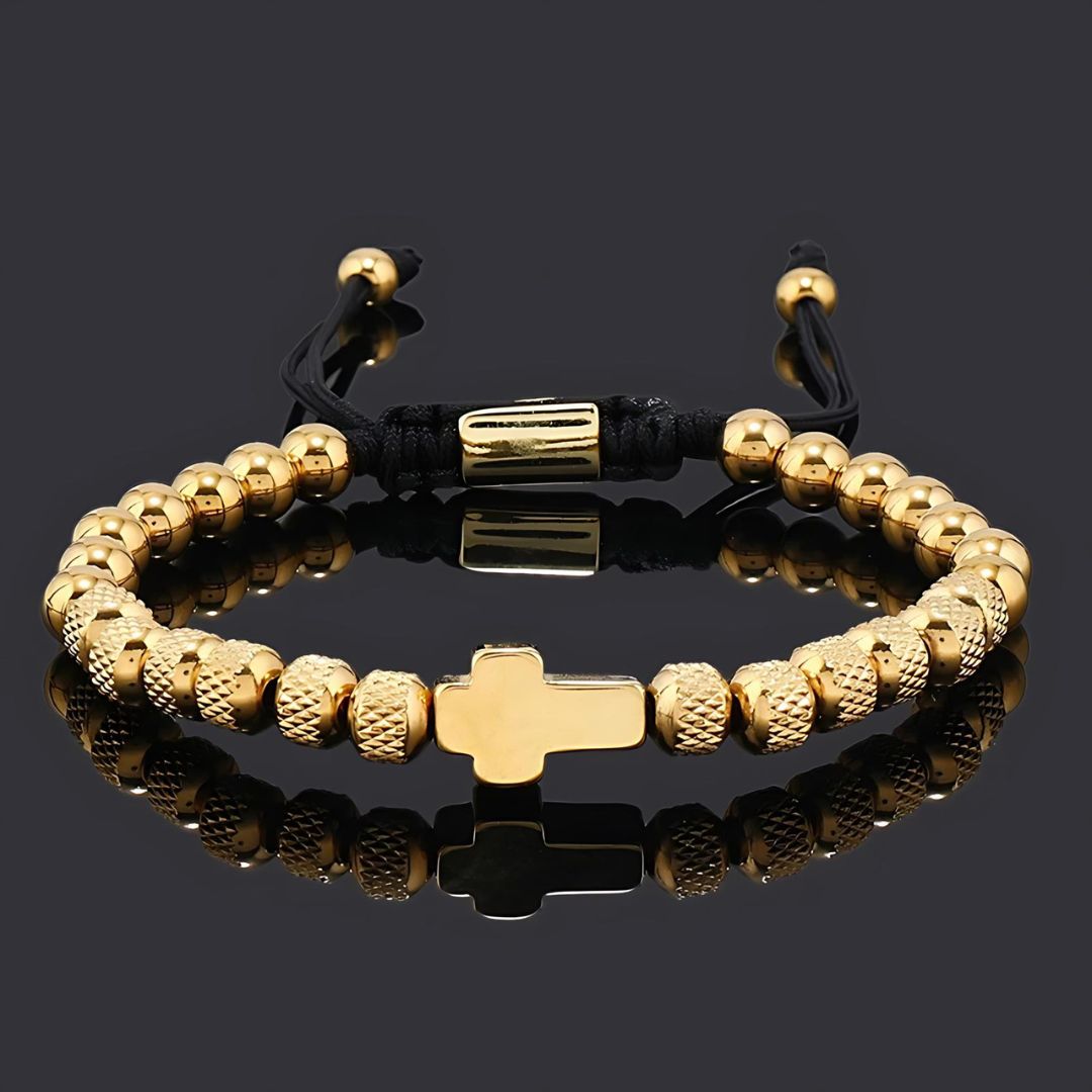 Valor Cross Bracelet - Iron Thread