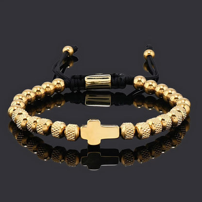 Valor Cross Bracelet - Iron Thread