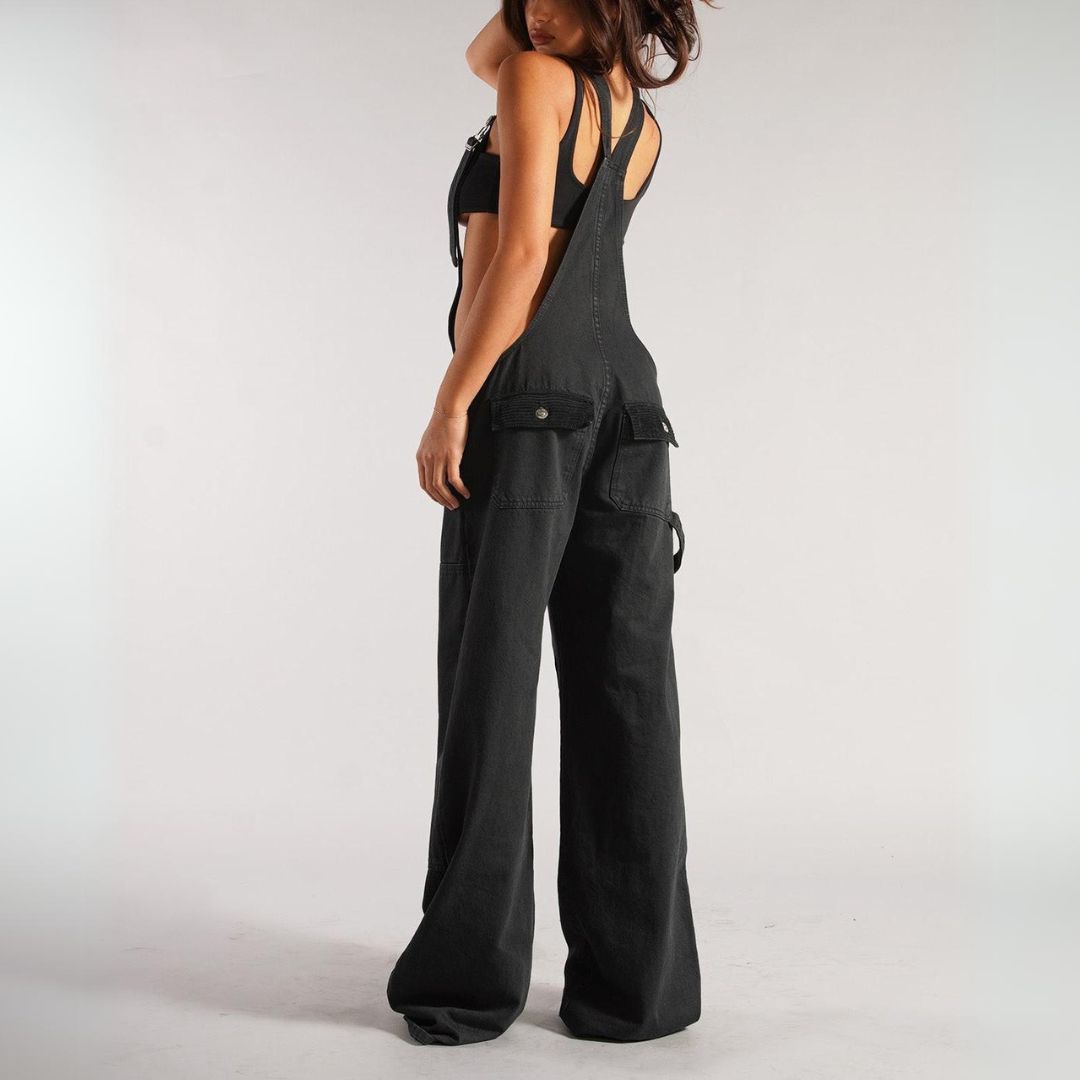 Harper Denim Overalls - Iron Thread