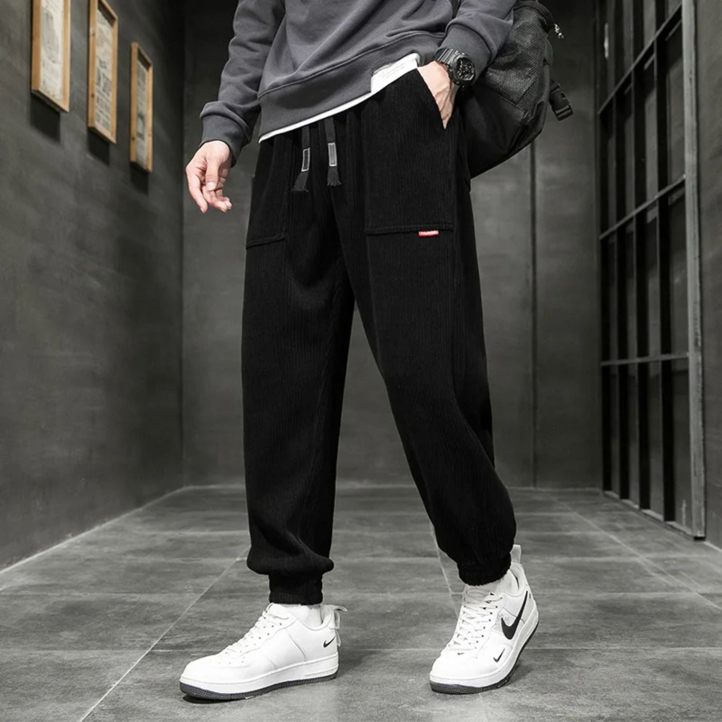 Classic Corduroy Jogger - Iron Thread