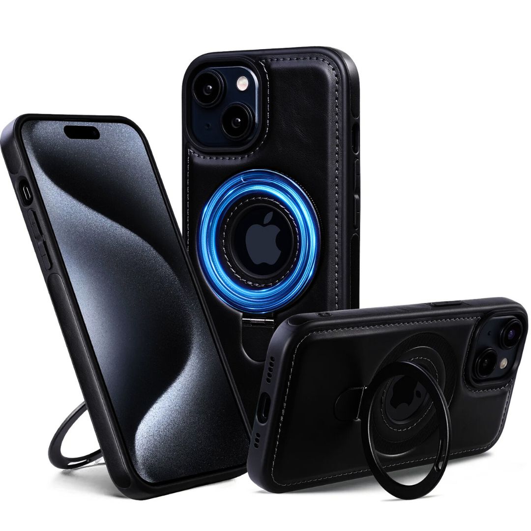 iPhone Leather Case with Magsafe - Iron Thread