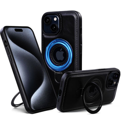 iPhone Leather Case with Magsafe - Iron Thread