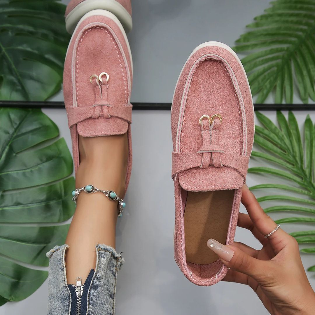 Suede Step Loafers - Iron Thread