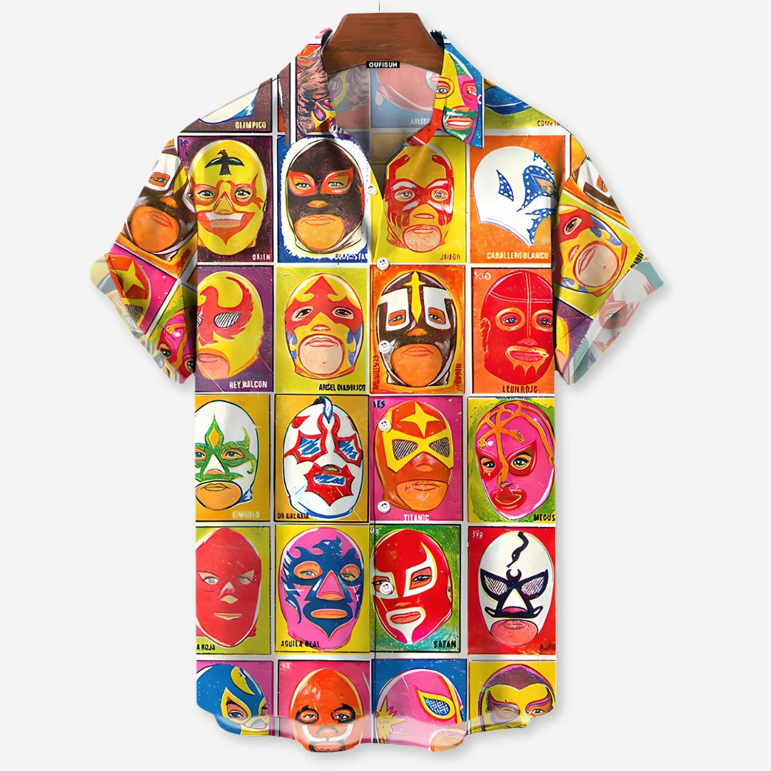Relaxed Luchador Shirt Bundle #3 - Iron Thread