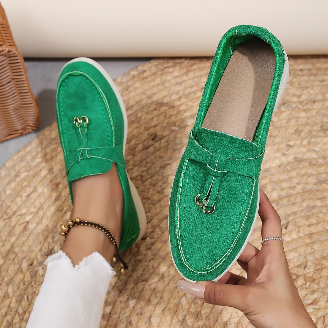 Suede Step Loafers - Iron Thread