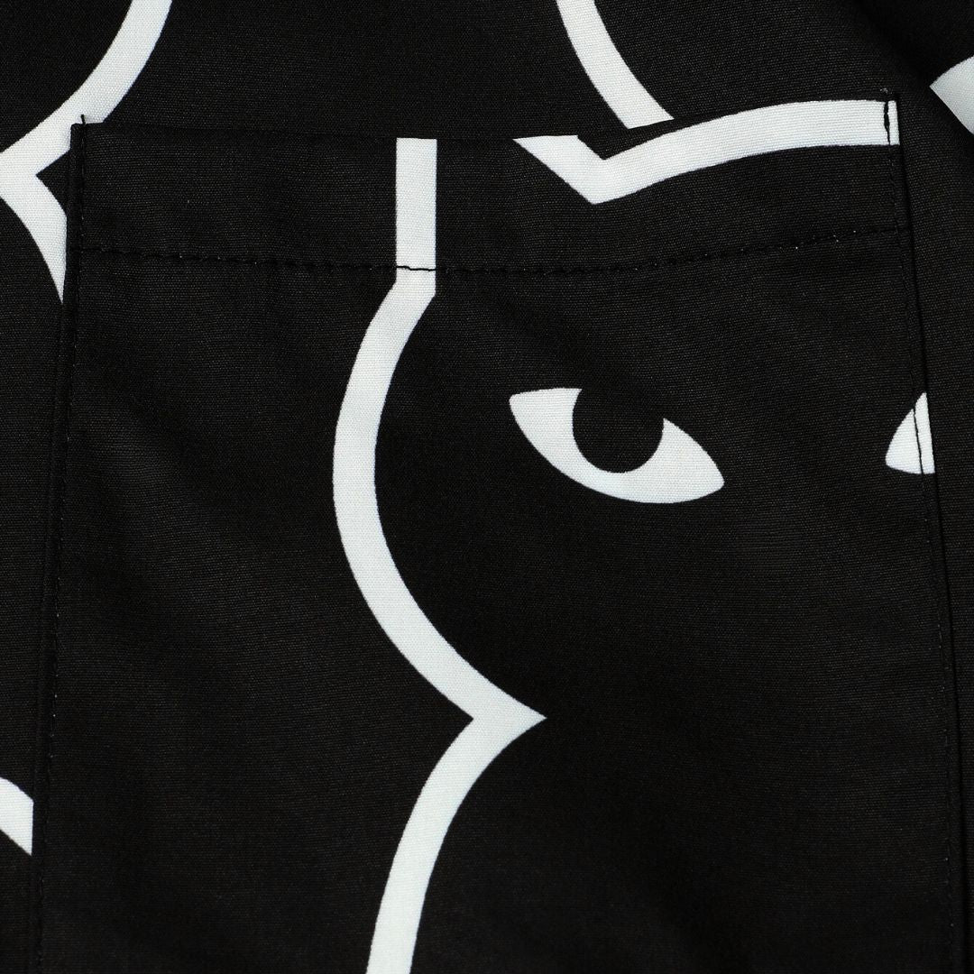 Relaxed Black Cats Shirt - Iron Thread