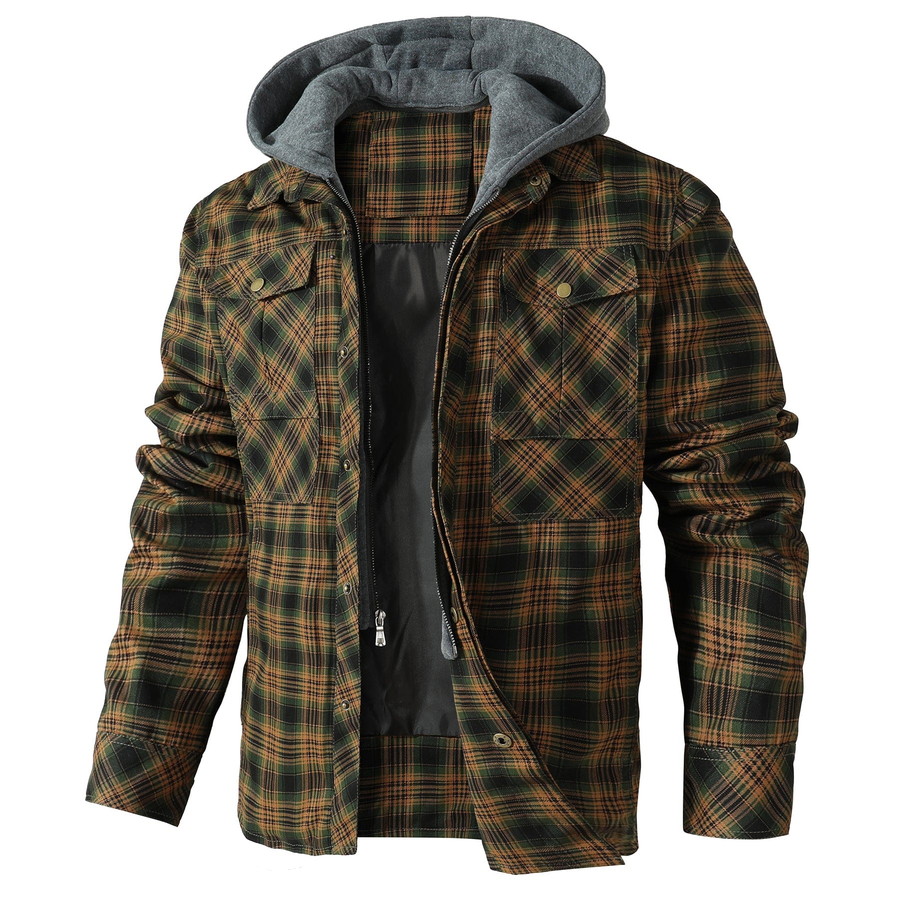 TrailGuard Hooded Flannel Jacket (4 Designs) - Iron Thread