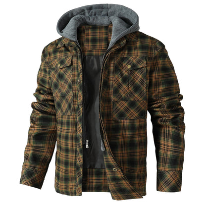 TrailGuard Hooded Flannel Jacket (4 Designs) - Iron Thread
