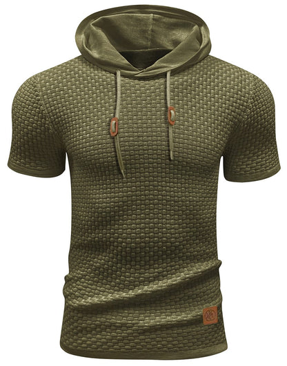 FlexLite Short-Sleeve Hoodie (8 Designs) - Iron Thread