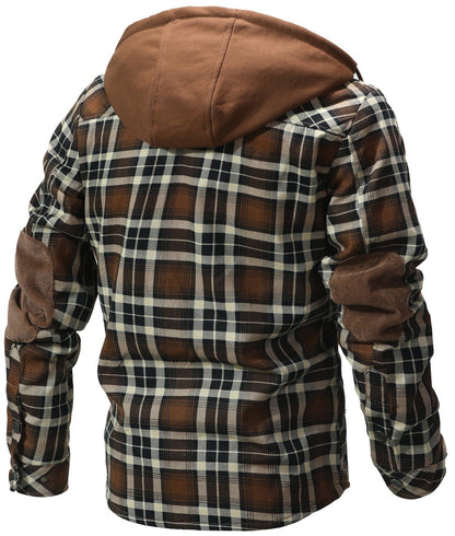Highlander Hooded Flannel Jacket (9 Designs) - Iron Thread