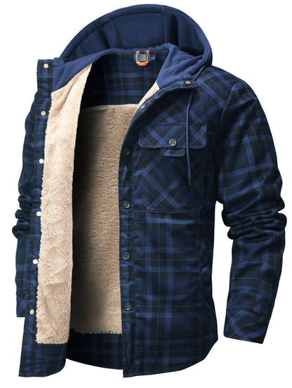 Highlander Hooded Flannel Jacket (9 Designs) - Iron Thread