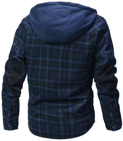 Highlander Hooded Flannel Jacket (9 Designs) - Iron Thread