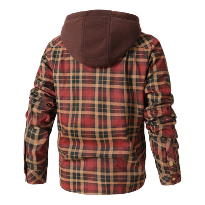 TrailGuard Hooded Flannel Jacket (4 Designs) - Iron Thread