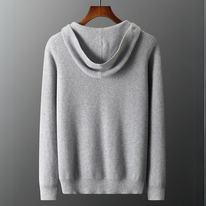 Valletta Cashmere Hoodie - Iron Thread
