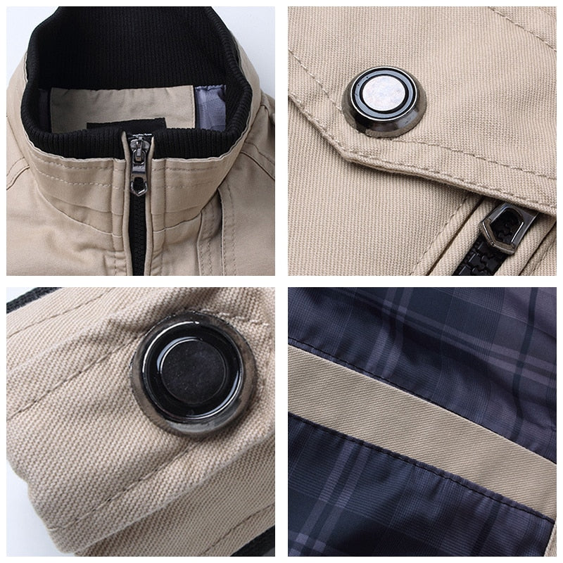 Churchill Military Bomber Jacket - Iron Thread