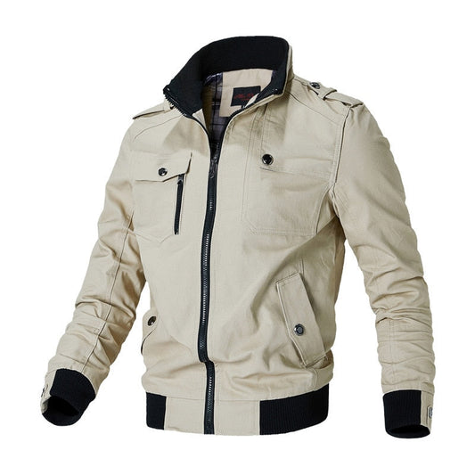 Churchill Military Bomber Jacket - Iron Thread