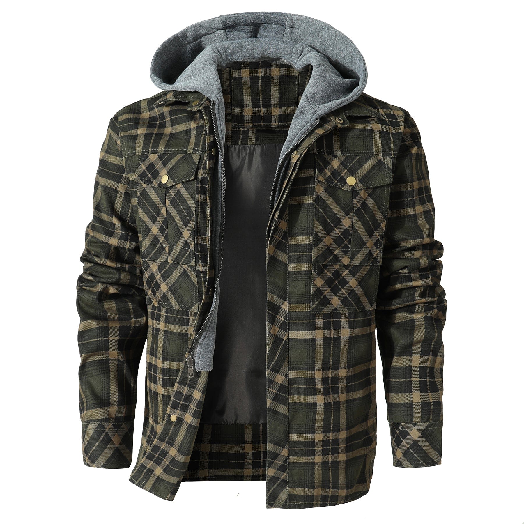 TrailGuard Hooded Flannel Jacket (4 Designs) - Iron Thread