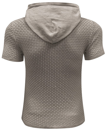 FlexLite Short-Sleeve Hoodie (8 Designs) - Iron Thread