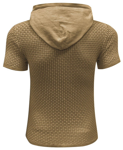 FlexLite Short-Sleeve Hoodie (8 Designs) - Iron Thread