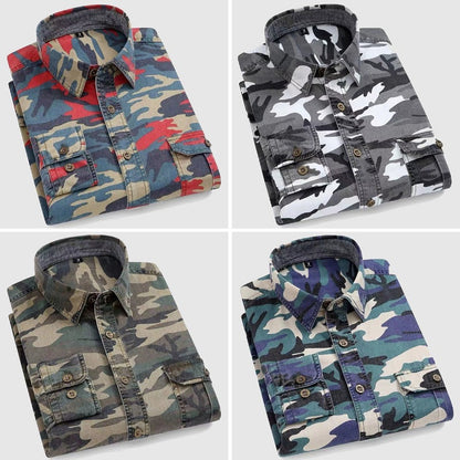 Jaxon Camo Long Sleeve - Iron Thread