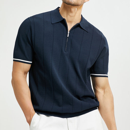 Mirabella Cotton Polo - Iron Thread