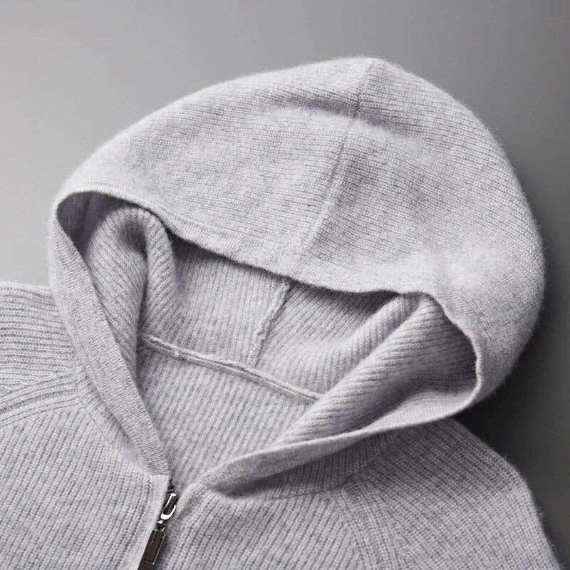 Valletta Cashmere Hoodie - Iron Thread