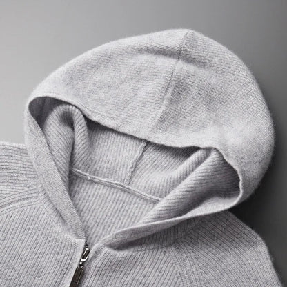 Valletta Cashmere Hoodie - Iron Thread