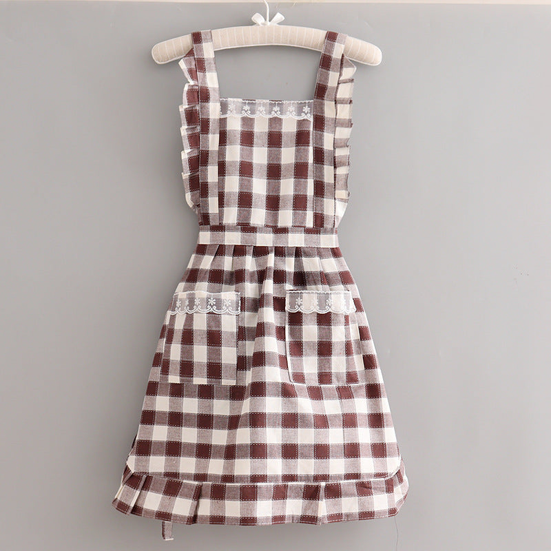 Plaid Farmhouse Apron - Iron Thread