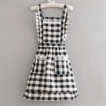 Plaid Farmhouse Apron - Iron Thread