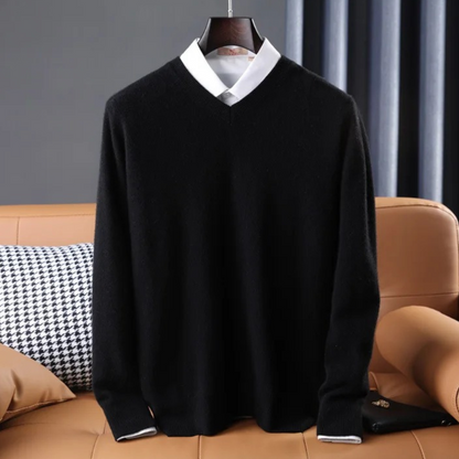 Vienna Cashmere Sweater - Iron Thread