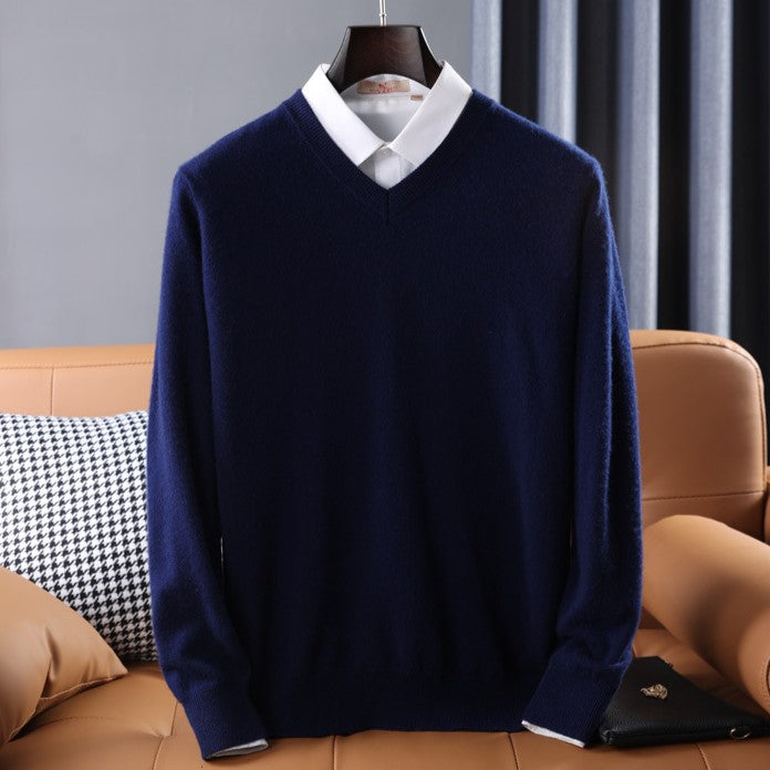 Vienna Cashmere Sweater - Iron Thread
