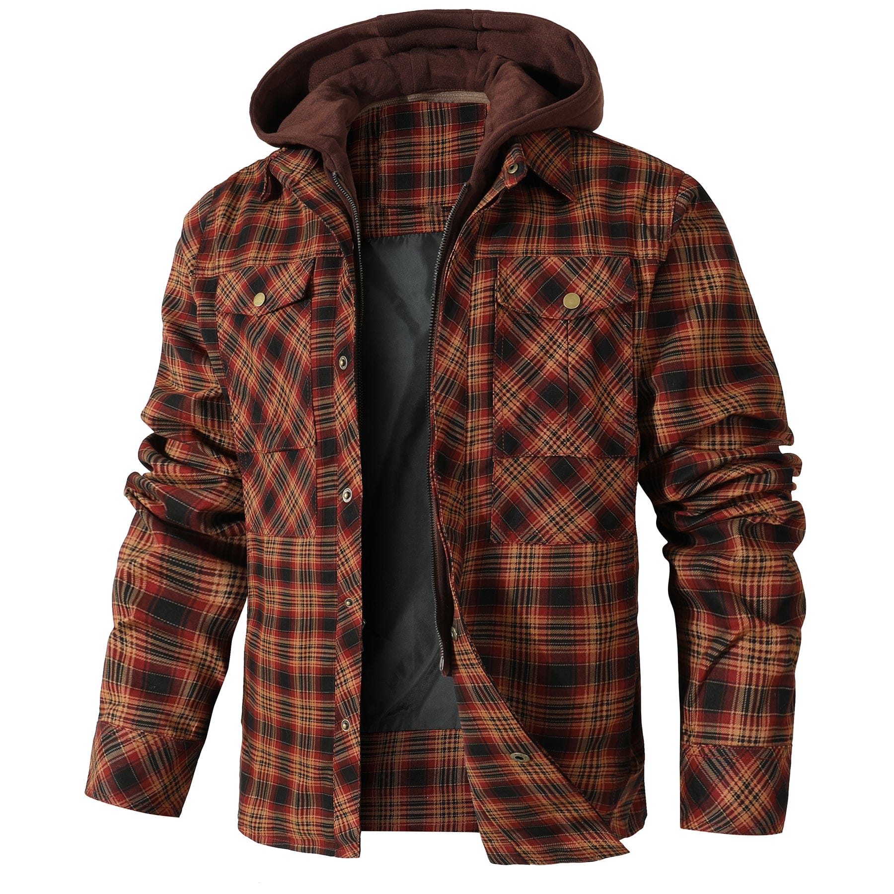 TrailGuard Hooded Flannel Jacket (4 Designs) - Iron Thread