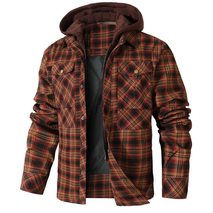 TrailGuard Hooded Flannel Jacket (4 Designs) - Iron Thread