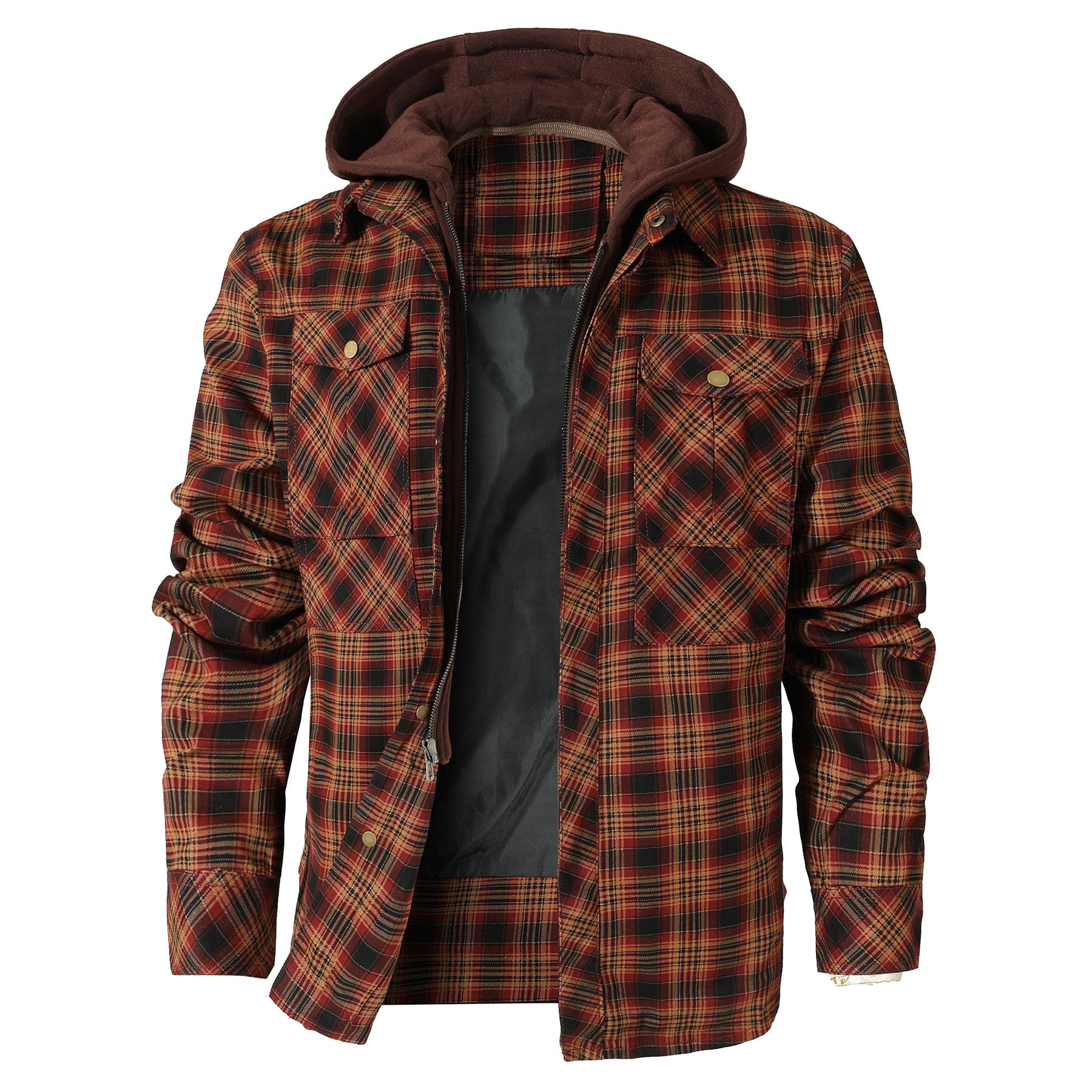 TrailGuard Hooded Flannel Jacket (4 Designs) - Iron Thread