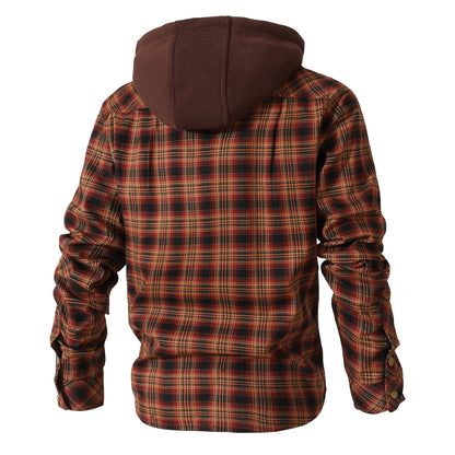 TrailGuard Hooded Flannel Jacket (4 Designs) - Iron Thread