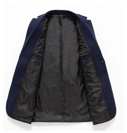Camerino Wool Blazer - Iron Thread
