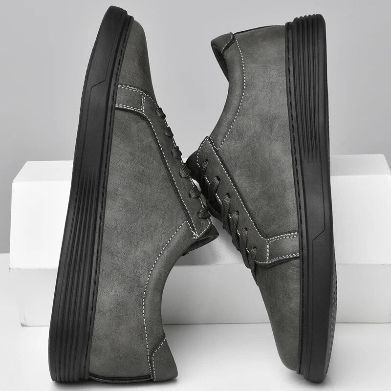 Portofino Genuine Leather Shoes - Iron Thread