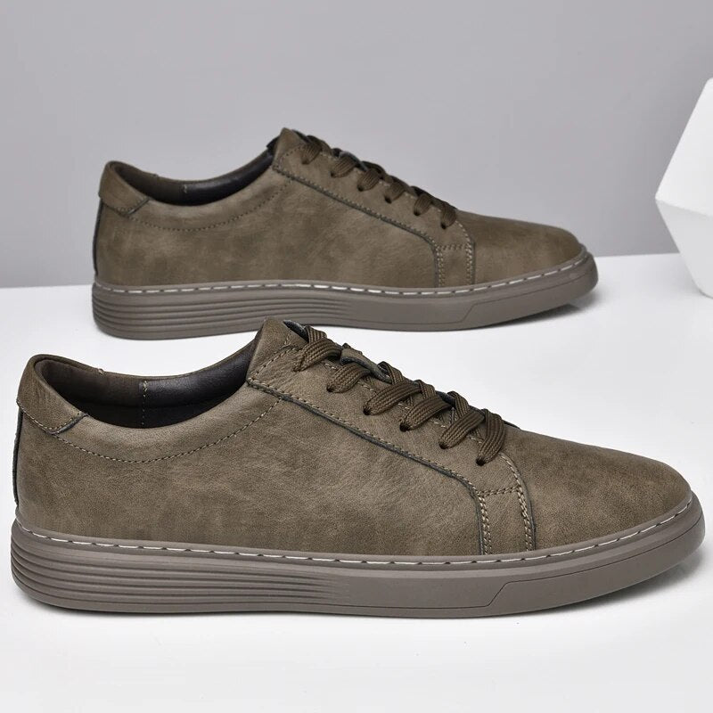 Portofino Genuine Leather Shoes - Iron Thread