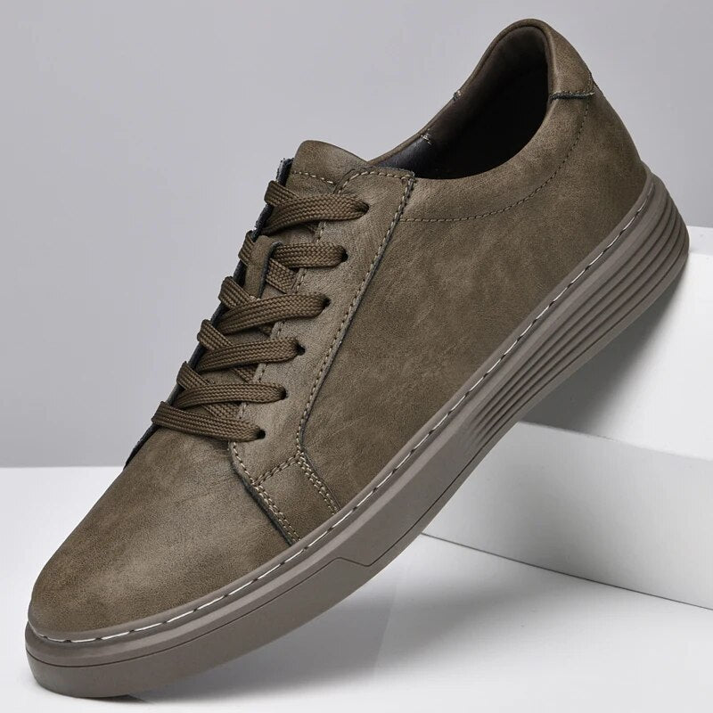 Portofino Genuine Leather Shoes - Iron Thread