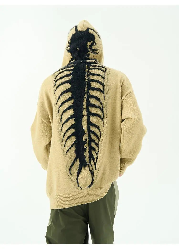 Slouchy Hooded Centipede - Iron Thread