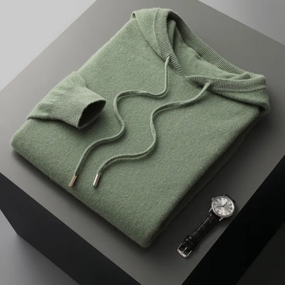 Valence Merino Wool Hoodie - Iron Thread