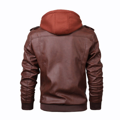 Archibald Premium Leather Jacket - Iron Thread