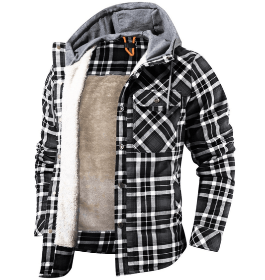 Highlander Hooded Flannel Jacket (9 Designs) - Iron Thread