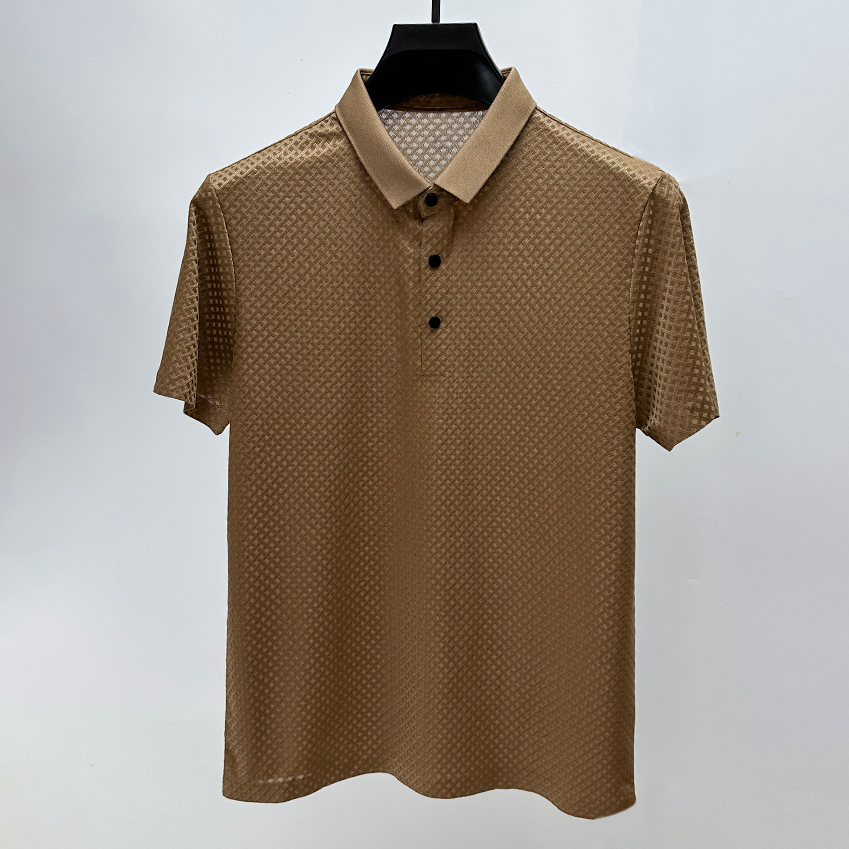Jovanni Premium Silk Polo - Iron Thread