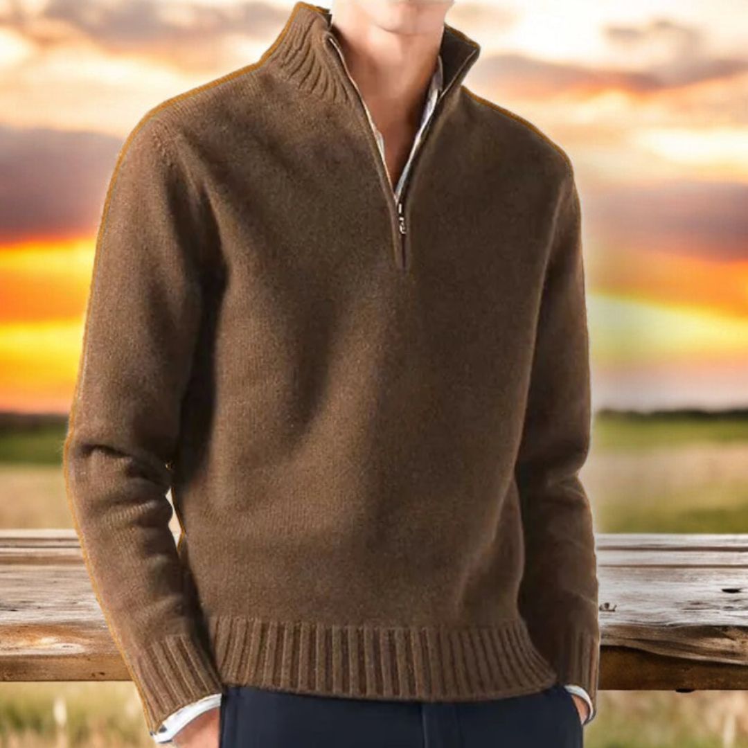 Milancia Cashmere Sweater - Iron Thread