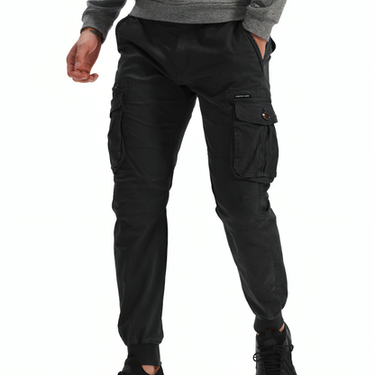 Mens Cotton Cargo Trousers - Iron Thread