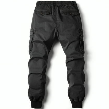 Mens Cotton Cargo Trousers - Iron Thread