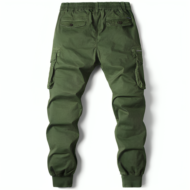 Mens Cotton Cargo Trousers - Iron Thread