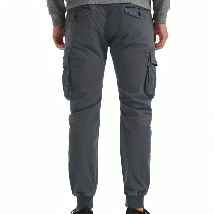 Mens Cotton Cargo Trousers - Iron Thread
